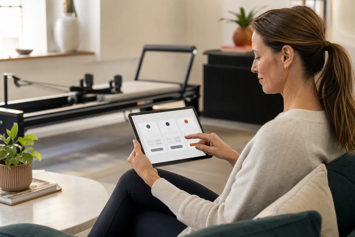 A studio owner comparing engineer quotations on a tablet